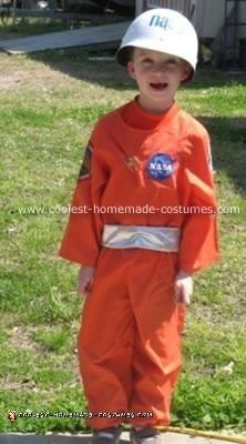 Homemade Astronaut Child Costume Idea