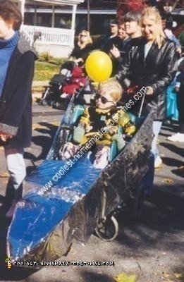 Homemade Astronaut in a Rocket (or Driver in a Racecar) Wheelchair Costume