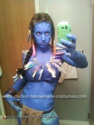 Homemade Avatar Woman's Costume