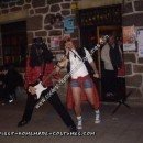 Homemade AXL Rose and Slash Couple Costume