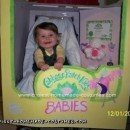 Homemade Baby Cabbage Patch Costume
