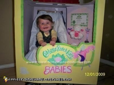 Homemade Baby Cabbage Patch Costume