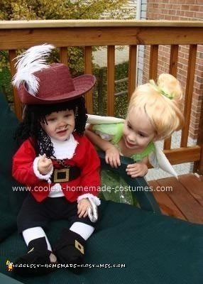 Homemade Baby Captain Hook Halloween Costume