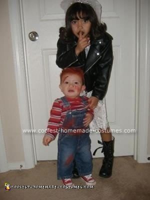 Homemade Baby Chucky and Bride of Chucky Costume