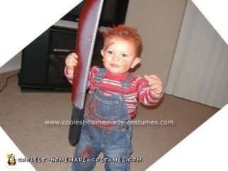 Homemade Baby Chucky and Bride of Chucky Costume