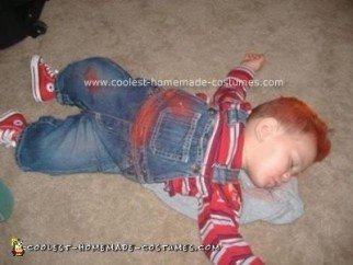 Homemade Baby Chucky and Bride of Chucky Costume