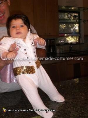 Homemade Baby Elvis Costume