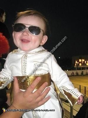 Homemade Baby Elvis Costume