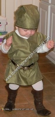 Homemade Baby Link Halloween Costume Idea