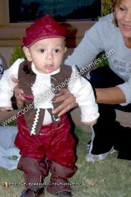 Homemade Baby Pirate Costume