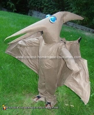 Homemade Baby Pteranadon Costume