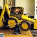 Homemade Backhoe and Driver Halloween Costume