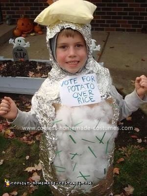 Homemade Baked Potato Costume