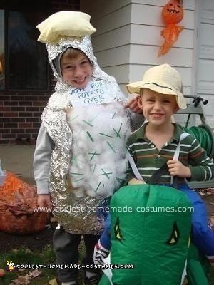 Homemade Baked Potato Costume