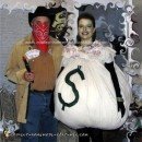 Homemade Bankrobber and Loot Couple Costume