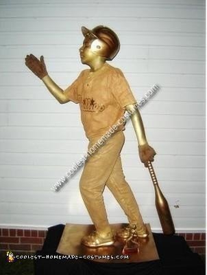 Homemade Baseball Trophy Costume