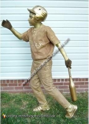 Homemade Baseball Trophy Costume