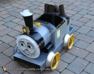 Homemade Bash and Dash Train Car Costume