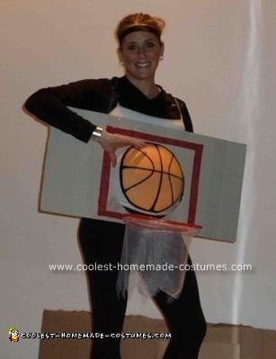 Homemade Basketball Pregnancy Costume