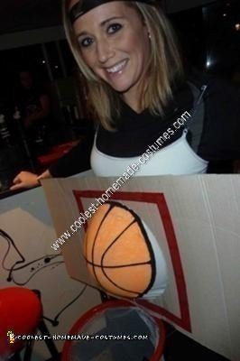 Homemade Basketball Pregnancy Costume