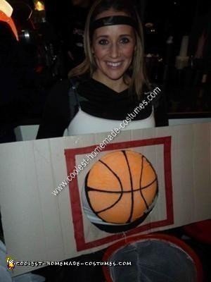 Homemade Basketball Pregnancy Costume