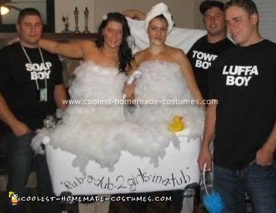 Homemade Bathtub Costume