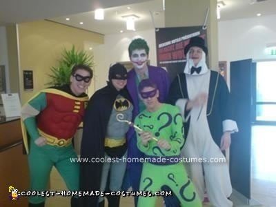 Homemade Batman Cast Group Costume