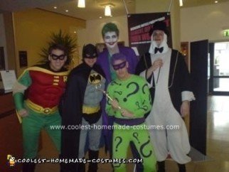 Homemade Batman Cast Group Costume