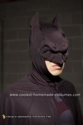 Close-up of Batman Cowl