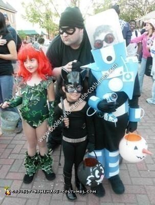 Homemade Batman Villains Child Group Halloween Costumes