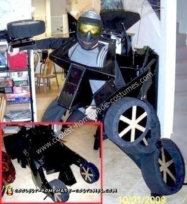 Homemade Batmobile Tumbler Transformer Costume