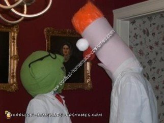 Homemade Beaker and Doctor Bunsen Couple Costume