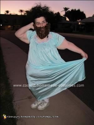 Homemade Bearded Lady Costume