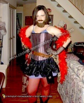 Homemade Bearded Lady Costume