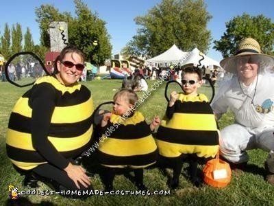 Homemade Bee Family Costume