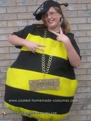 Homemade Bee Halloween Costume Idea