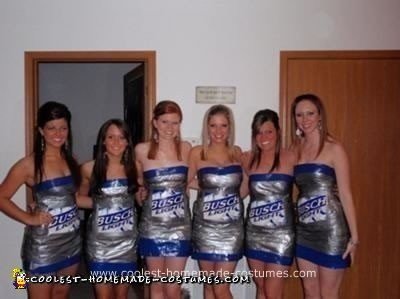 Homemade Beer Can Group Costume