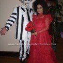 Homemade Beetlejuice and Lydia Costume