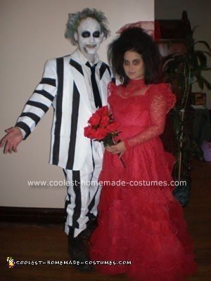 Homemade Beetlejuice and Lydia Costume