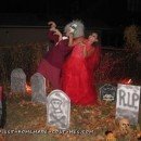 Homemade Beetlejuice and Lydia Costumes
