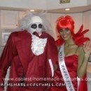 Homemade Beetlejuice and Miss Argentina DIY Halloween Costumes