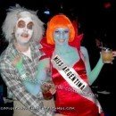 Homemade Beetlejuice and Miss Argentina Halloween Costumes