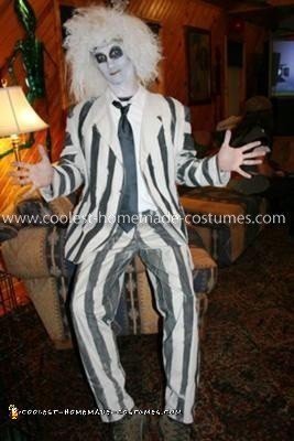 Homemade Beetlejuice Costume