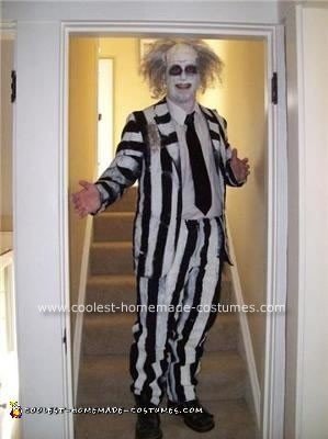 Homemade Beetlejuice Halloween Costume