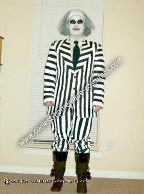 Homemade Beetlejuice Halloween Costume