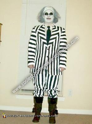 Homemade Beetlejuice Halloween Costume