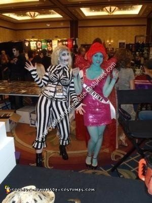 Homemade Beetlejuice Miss Argentina Costume