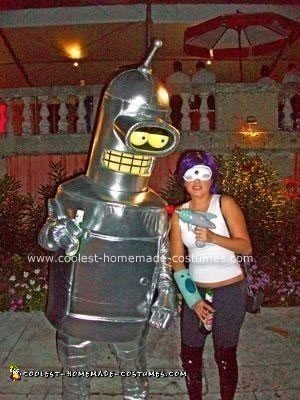 Homemade Bender and Leela from FUTURAMA Costumes