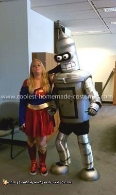 Homemade Bender from Futurama Costume