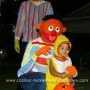 Homemade Bert, Ernie and Rubber Ducky Costume